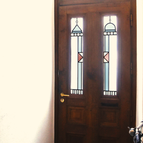 Unsere Arbeiten an einer Hauseingangstür in einem Privathaus